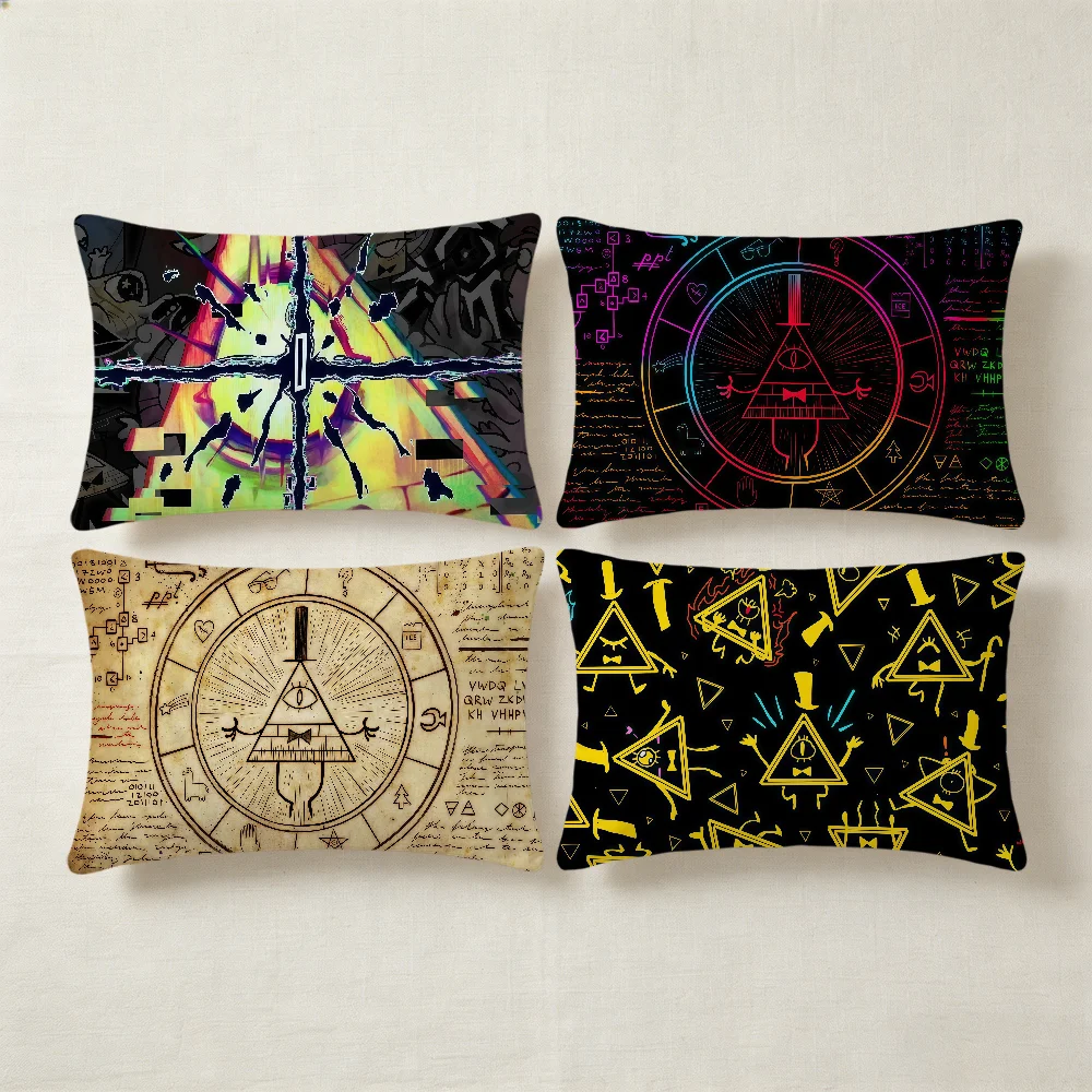 Anime B-Bill cushion cover Rectangle C-Cipher Pillow Cover Home Sofa Living Room Dorm Bedside Hogar Pillowcase Party Gift