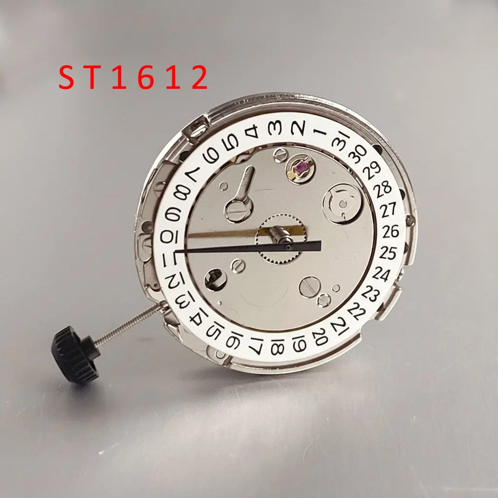 SEA-gull ST1612 Automatic Mechanical Movement Watch Replacements Hacking Seconds Auto Date 21 Jewels White Date Wheel