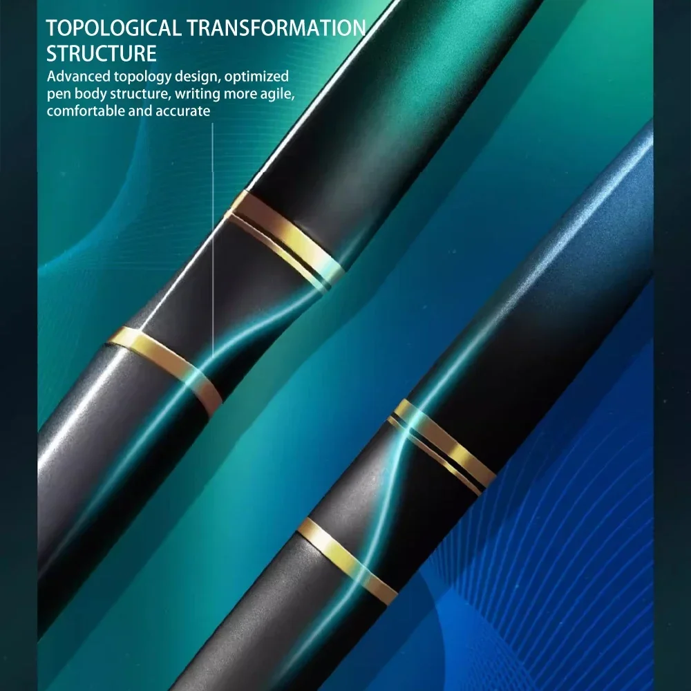 Xinyan قلم حبر معدني ماتي المغناطيسي جذب الكتابة أقلام الحبر 0.5 مللي متر F بنك الاستثمار القومي الراقية هدية القلم لمكتب الأعمال #6