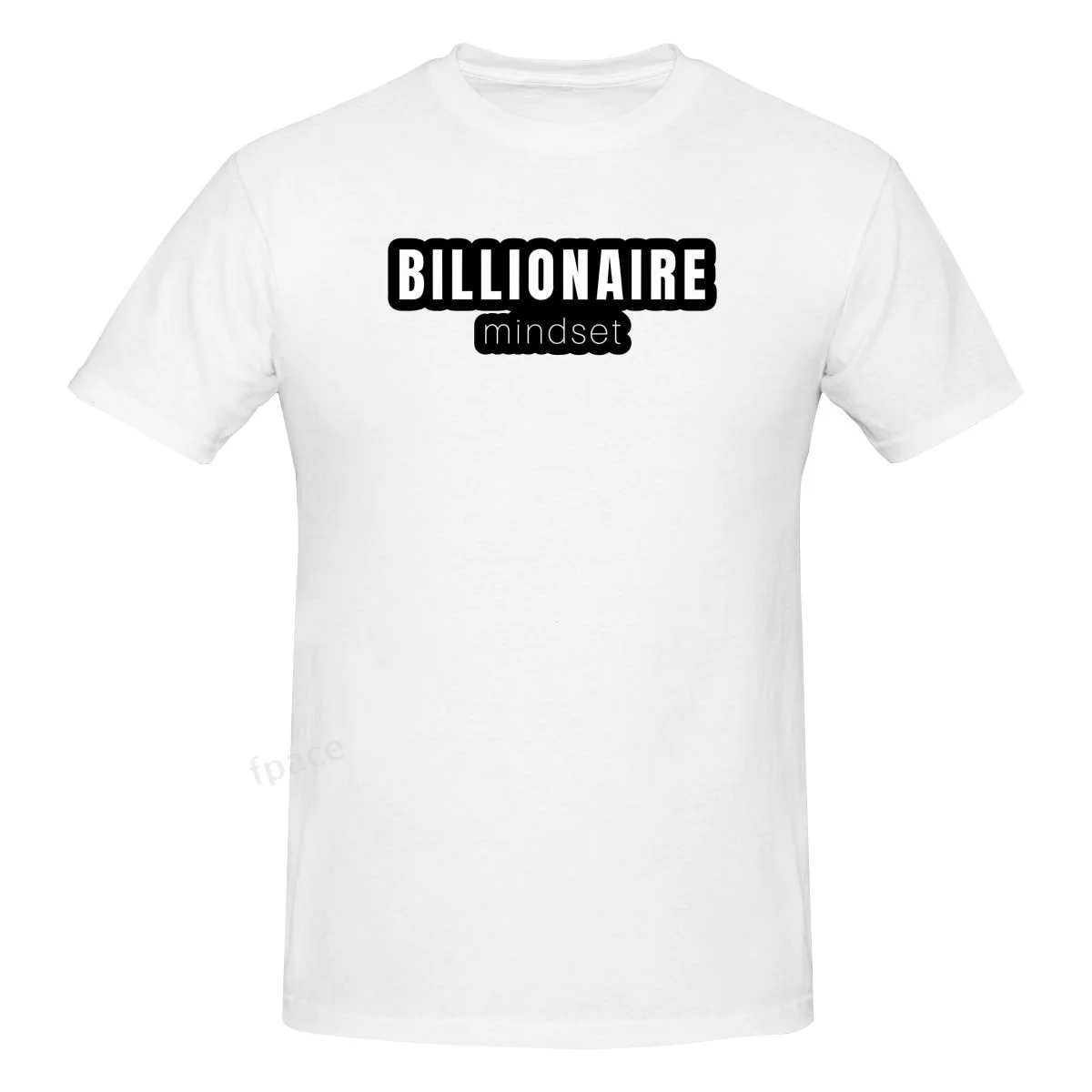 

BILLIONAIRE MINDSET Casual Cotton Summer Men Clothing Tops Men's Basic Short Sleeve T-Shirt