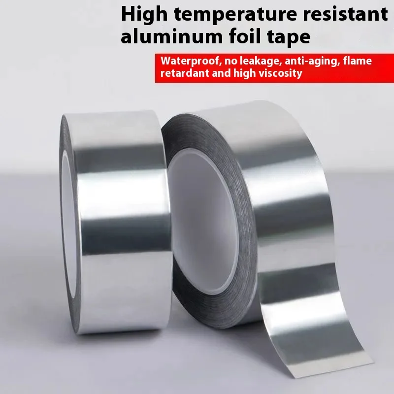 Thickened aluminum foil high temperature resistant tape sealing waterproof leakage repair sticky basin tin foil sunscreen tape