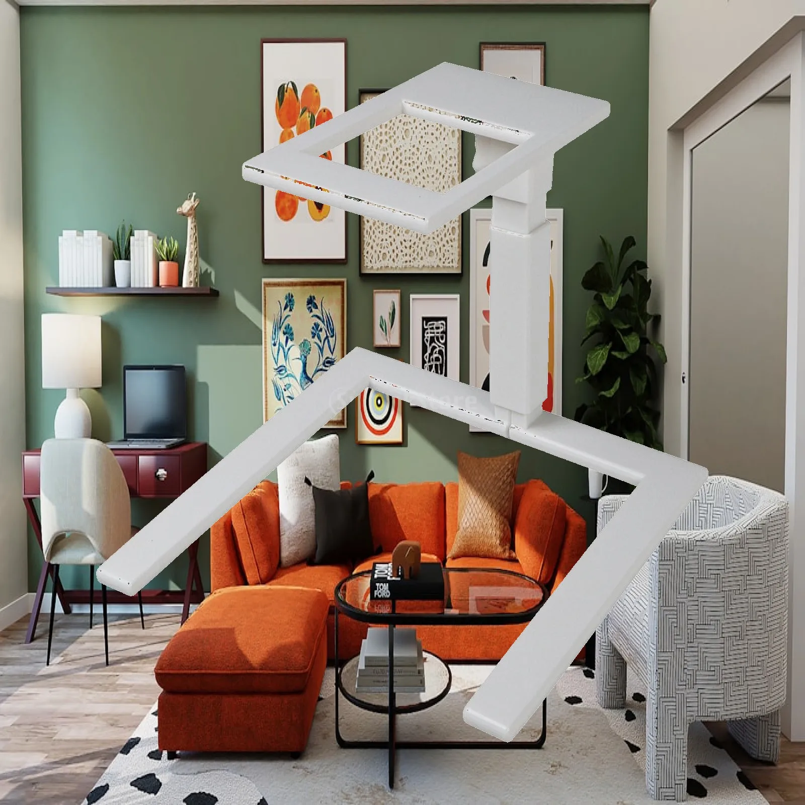 Overhead Phone Camera Stand Portable Document Scanning Stand Overhead Phone Scoring Holder Stable Lightweight
