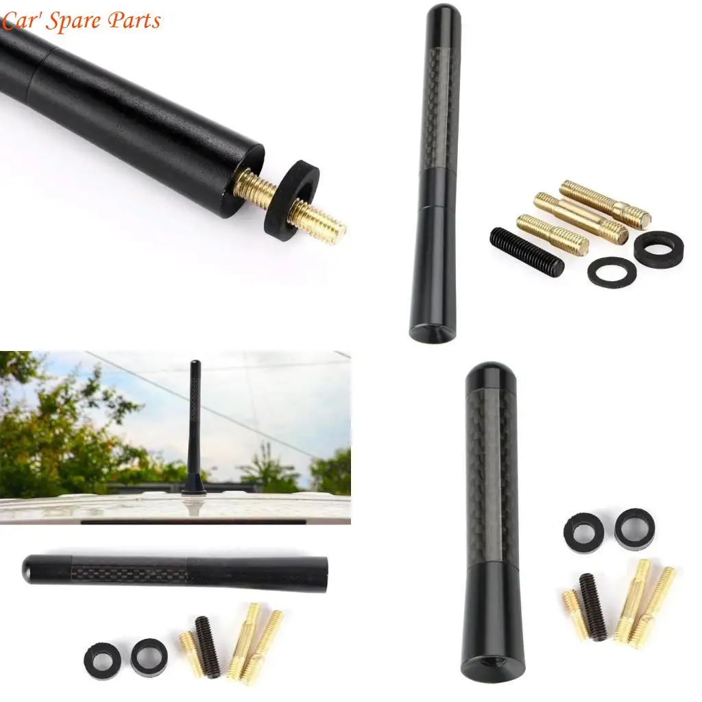 

Y4UA Universal Mini Car Antenna Small Automotive Antenna Simple Designs Antenna Upgrades for AM/FM Radio Replacement