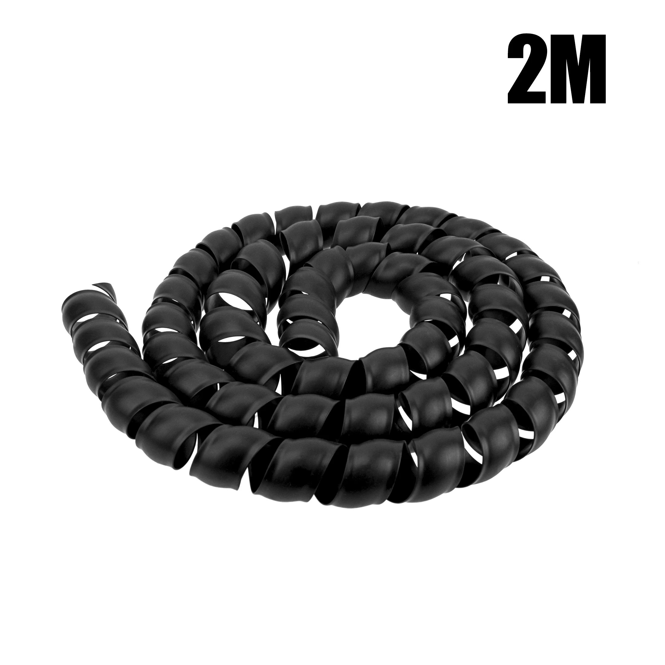 8mm 10mm 12mm 14mm 16mm 18mm 20mm 2 Meters Spiral Wrapping Cable Organizer Tube Wire Sleeve Protection Flame Retardant Anti-Bite