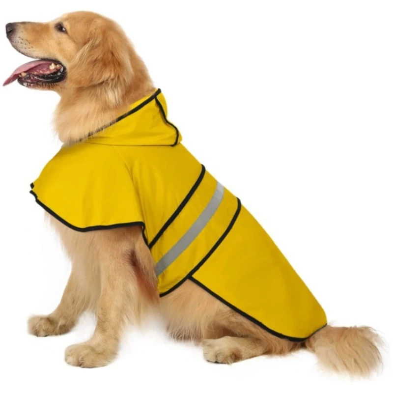 

Hot-selling Dog Raincoat Small Dog Bichon Puppy Pet Raincoat Reflective Dog Clothes Raincoat Poncho Going Out Supplies