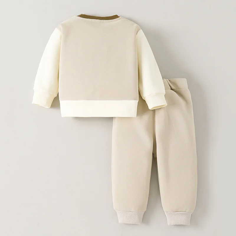 

New Spring Autumn Baby Girls Clothes Suit Children Long Sleeved T-Shirt Pants 2Pcs/Sets Kids Boys Clothing Set Infant Tracksuits