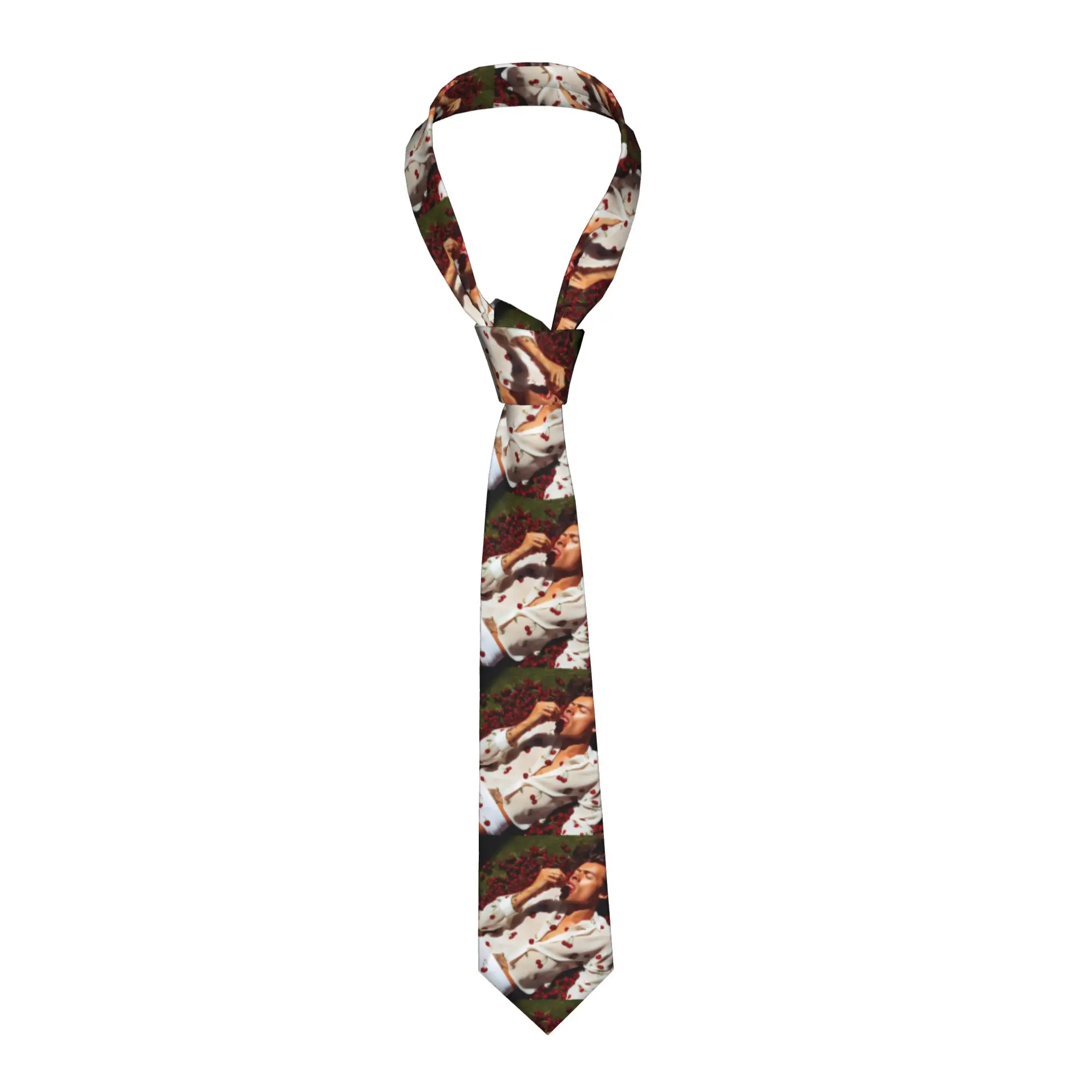 Kiss All The Time Album Neckties Unisex 8 cm Harrys Music Styles Neck Ties for Mens Wide Accessories Gravatas Cosplay Props