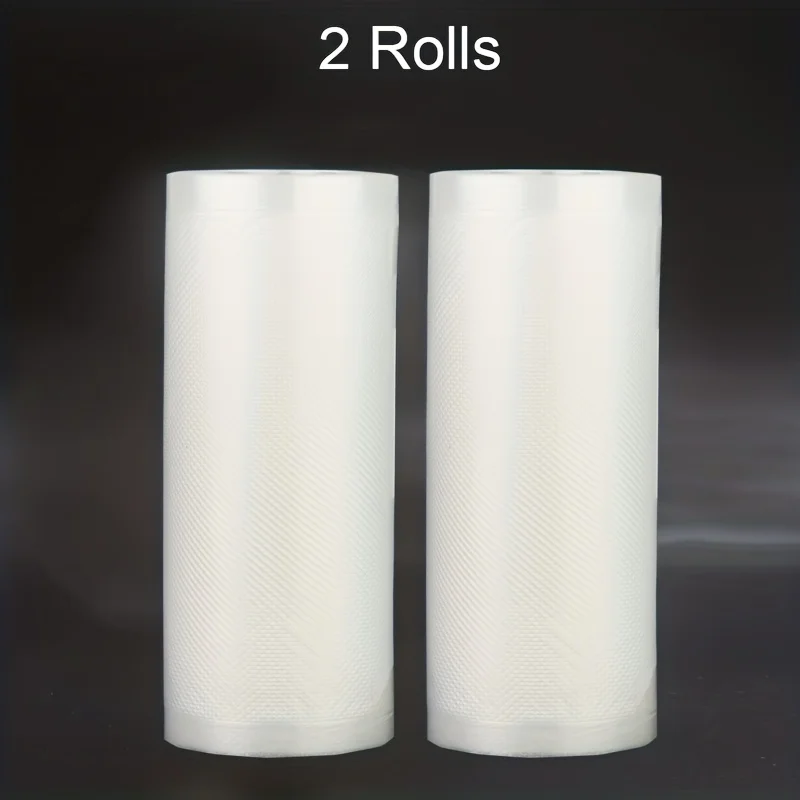 Paquete económico a granel de 2 rollos de bolsas selladoras al vacío resistentes sin BPA con sello hermético: grande de 510 cm de longitud total