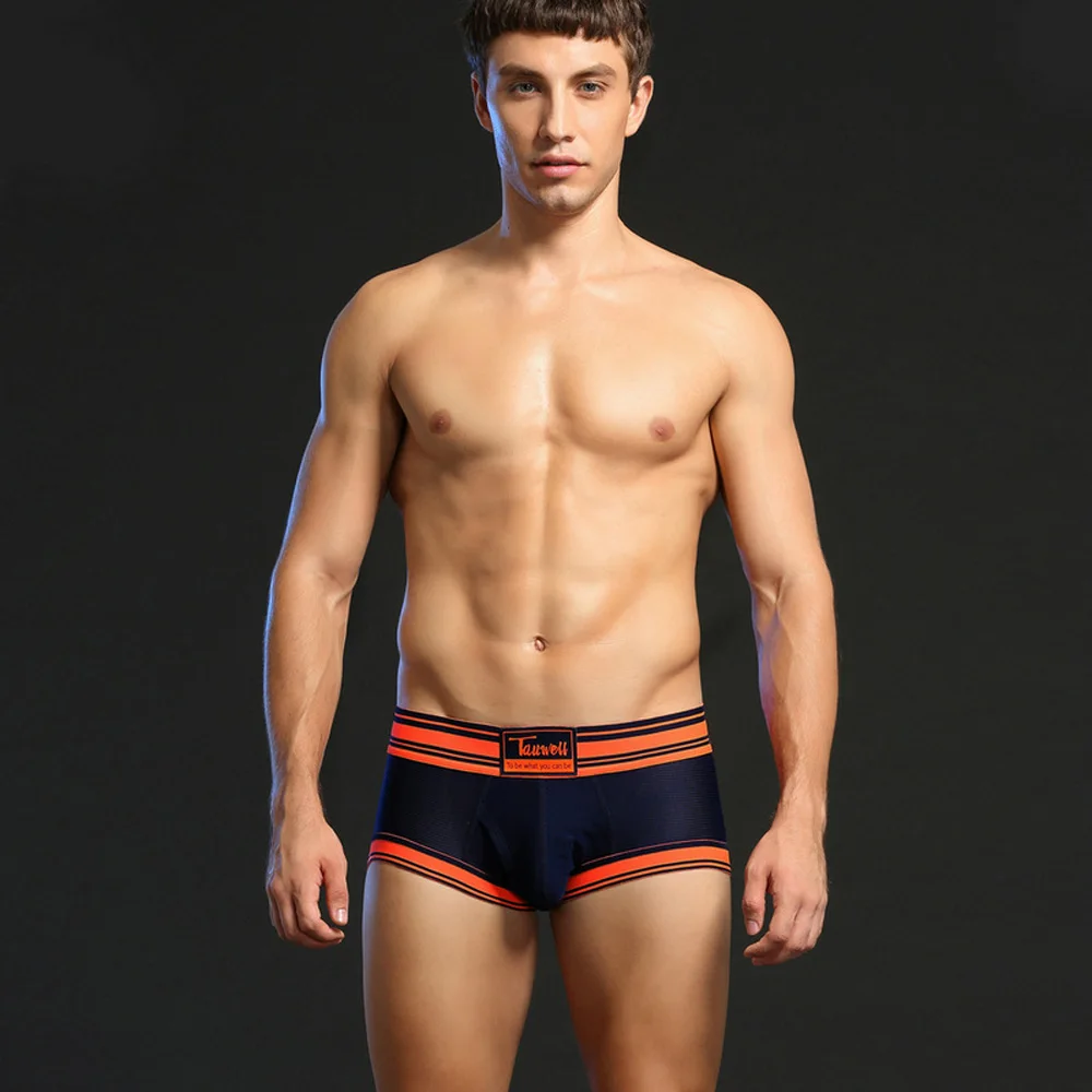 

New Men's Boxer Briefs Slim Underwear Men Solid Color Shorts Men Foreign Trade Cross-border Manufacturers