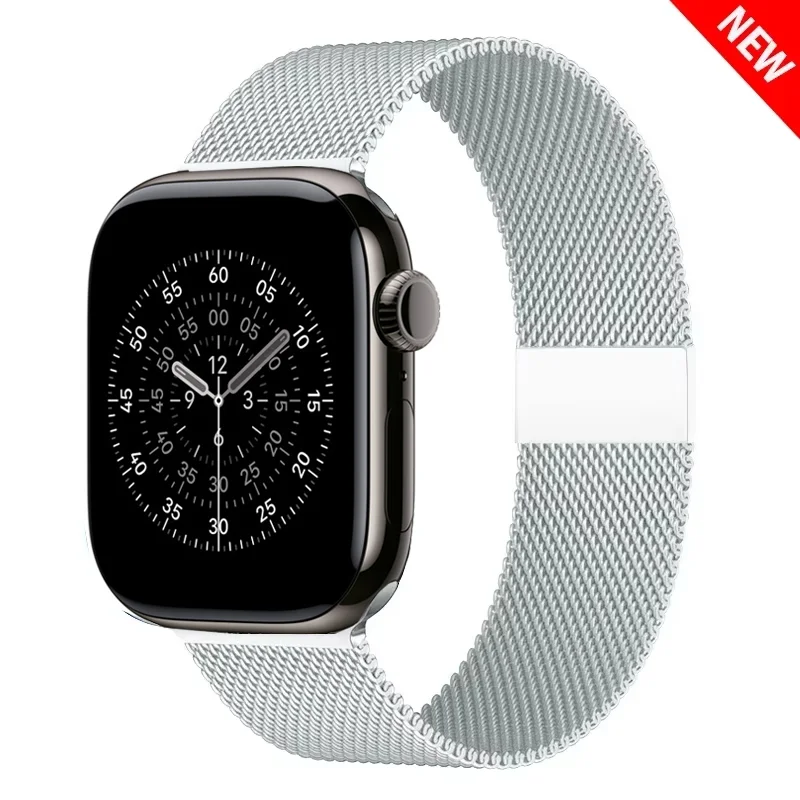 Milanaise-Schlaufenarmband für Apple Watch Band 11 46 mm 44 mm 40 mm 41 mm 42 mm 45 mm Armband iWatch Serie 10 8 7 6 5 4 SE 9 Ultra 3 49 mm