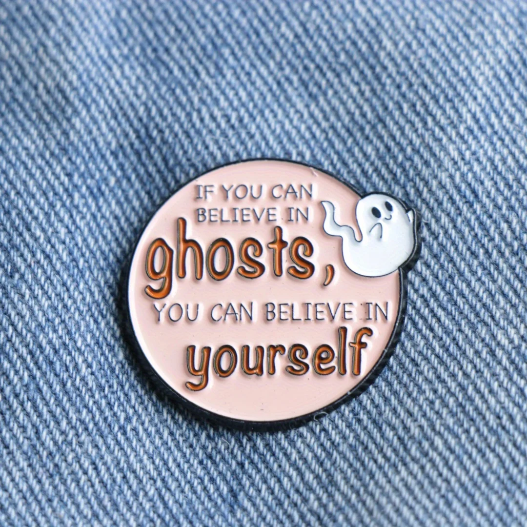 A fun and unique metal enamel brooch, perfect as a backpack badge and Halloween accessory, ideal gift for friends.