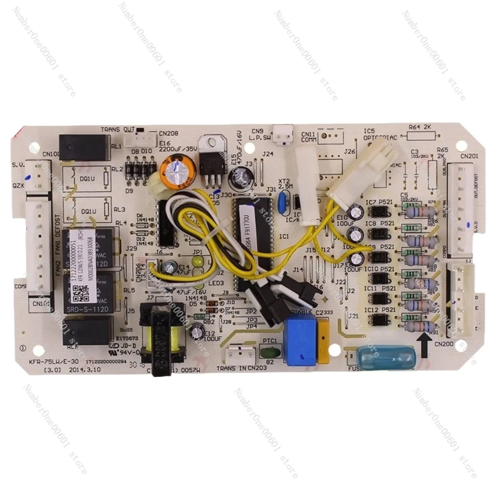 

Control Board for Midea KFR-120W/S-511Q Air Conditioner Outdoor Unit KFR-75LW/E-30 Circuit PCB Conditioning Parts