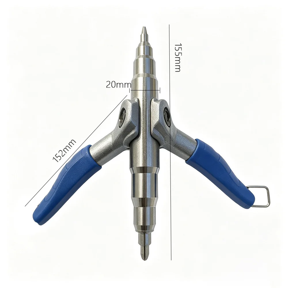Manual Tube Expander CT-23B 1/4-7/8 Inch Stainless Steel Swaging Tool For HVAC Copper Pipe Air Conditioner For Refrigerator
