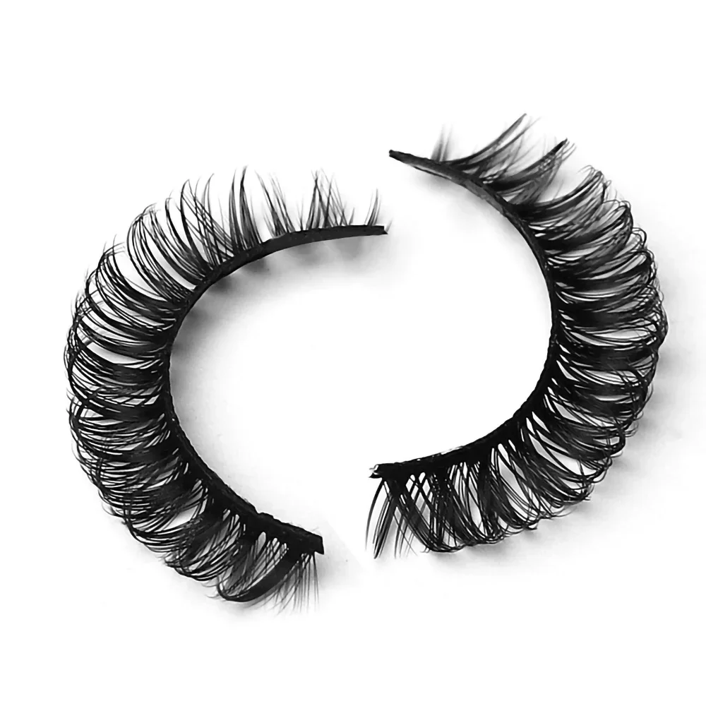 10 par rzęs D Curl Russian Lashes 3D Mink Eyelashes Puszyste rosyjskie rzęsy wielokrotnego użytku