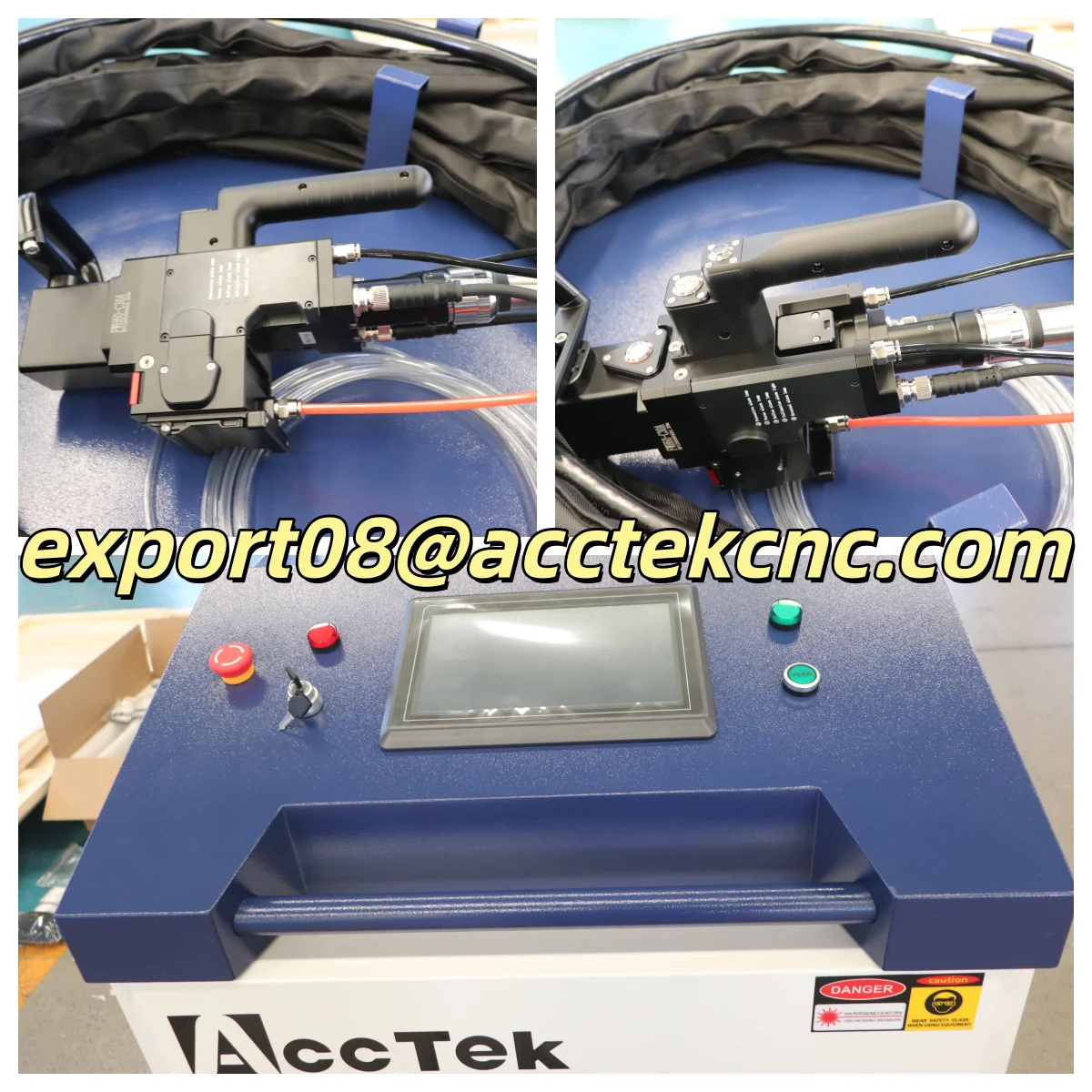 고출력 레이저 클리닝 머신 6000W 레이저 용접 이음새 클리닝 머신 S&A 워터 칠러 포함