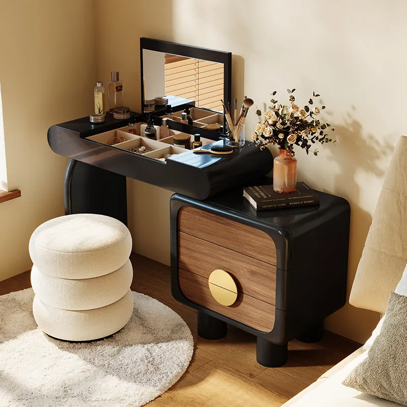 

Extension European Vanity Desk Organizers Modern Italian Storage Hotel Dressers Luxury Salon Wooden Schminktisch Furniture Home