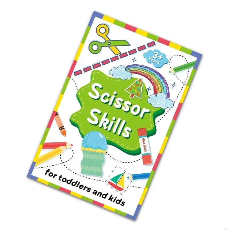 Toddler Friendly Paper Art Craft Book With Patterns For Safe Indoor Activity And Early Childhood Education