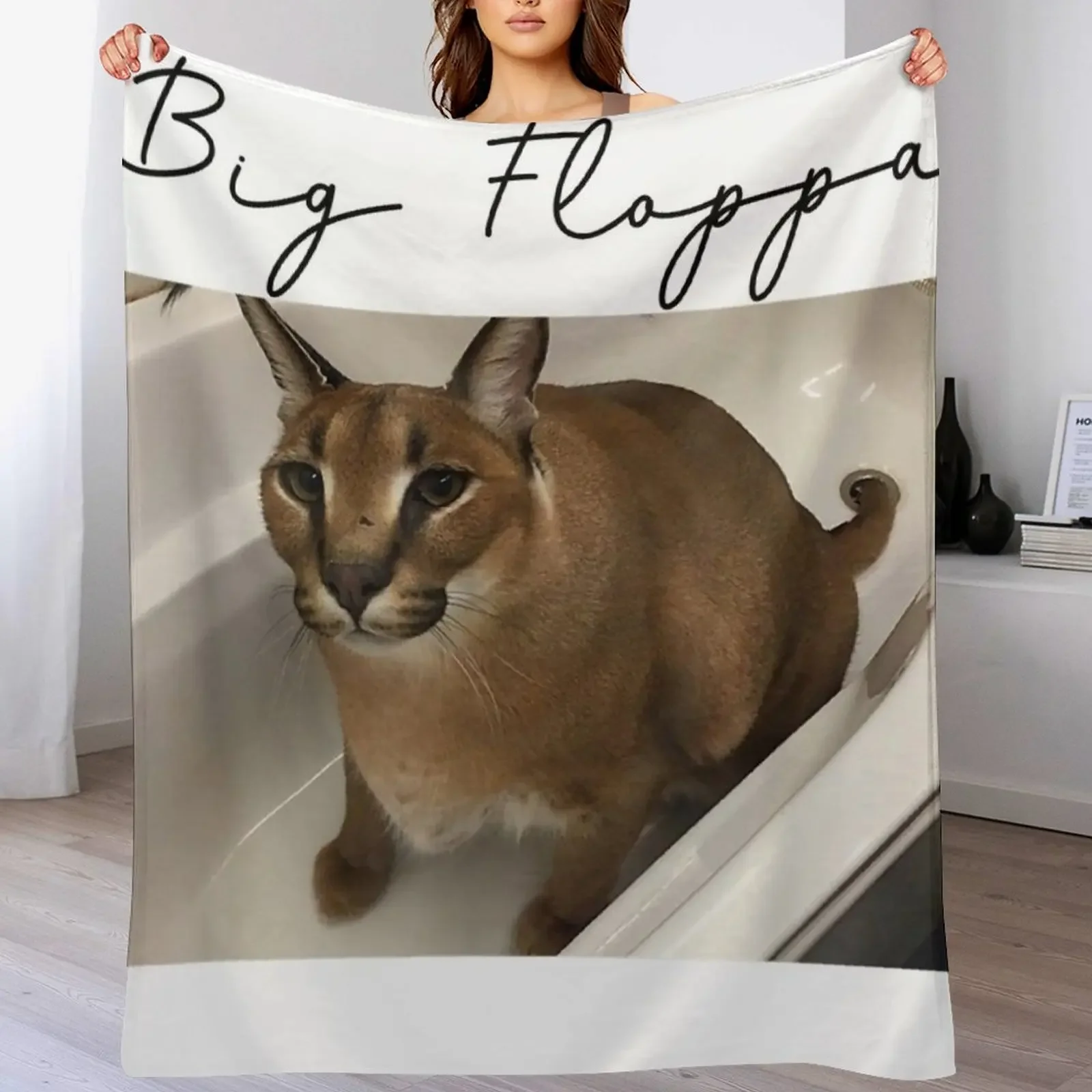 

Big FloppaFunny memes Throw Blanket Moving blankets ands Soft Plaid Luxury Thicken Blankets