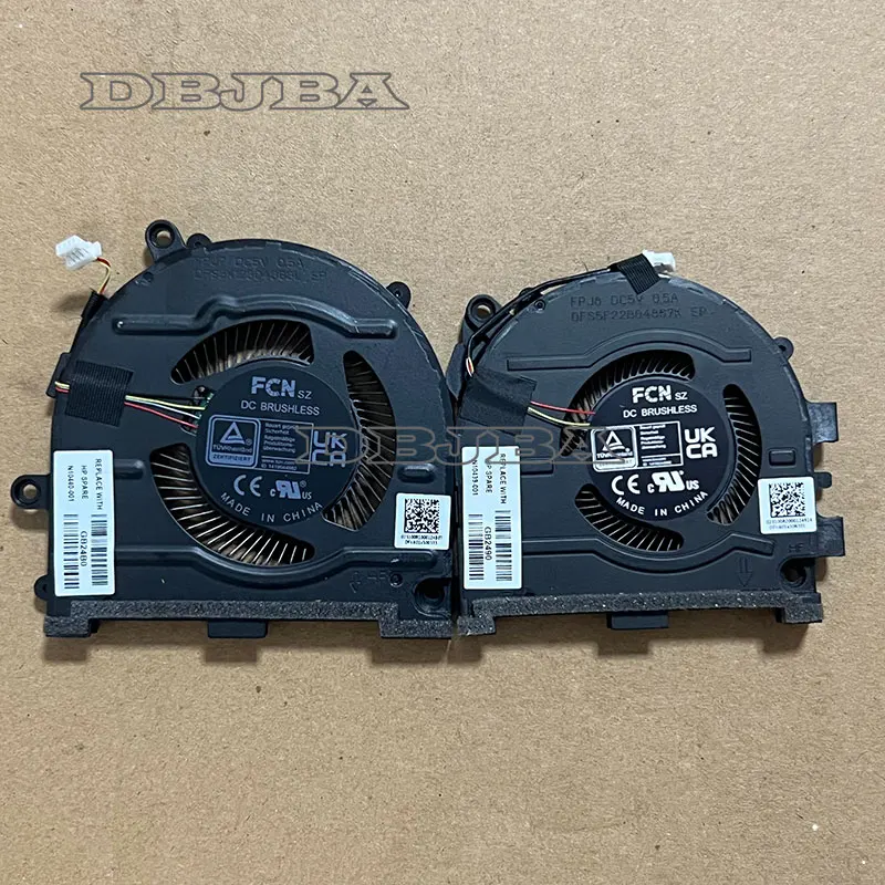 Laptop CPU GPU Cooling Fan For HP Pavilion Plus 14-EH 14T-EH 14T-EH000 14-EH1000 14-EH1299NR 14-EH0025TU