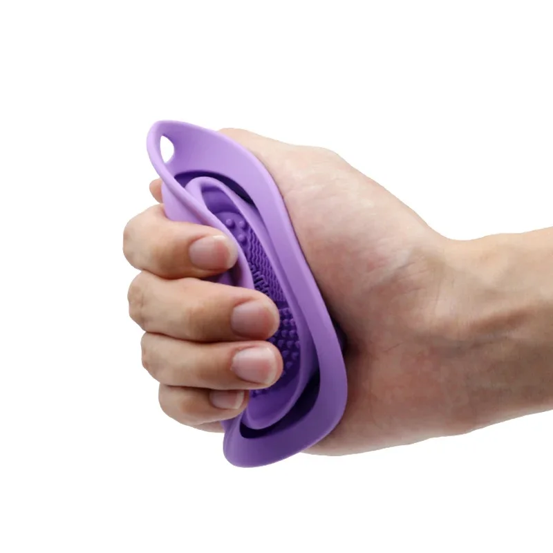 Siliconen make-upborstelreiniger Opvouwbare cosmetische borstel Reinigingskom Poederdons Schoonheidsspons Wasmat Borstels Scrubber Pad