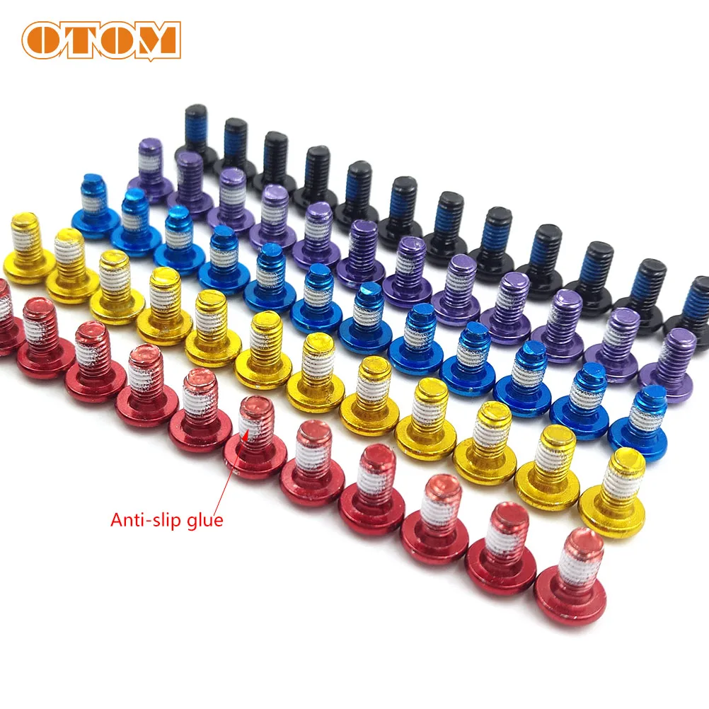 OTOM 12 Pcs Colorful Brake Disc Bolts Motorcycle Front Rear Brake Mounting Screws for SURRON Light-bee X S Dirt Bike Accessories