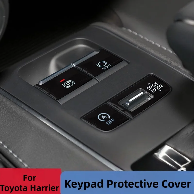 FOR Toyota Harrier 2022-2025 Gear Shift Button Steering Wheel Button Start Button Button Protection Sticker Car Accessorie