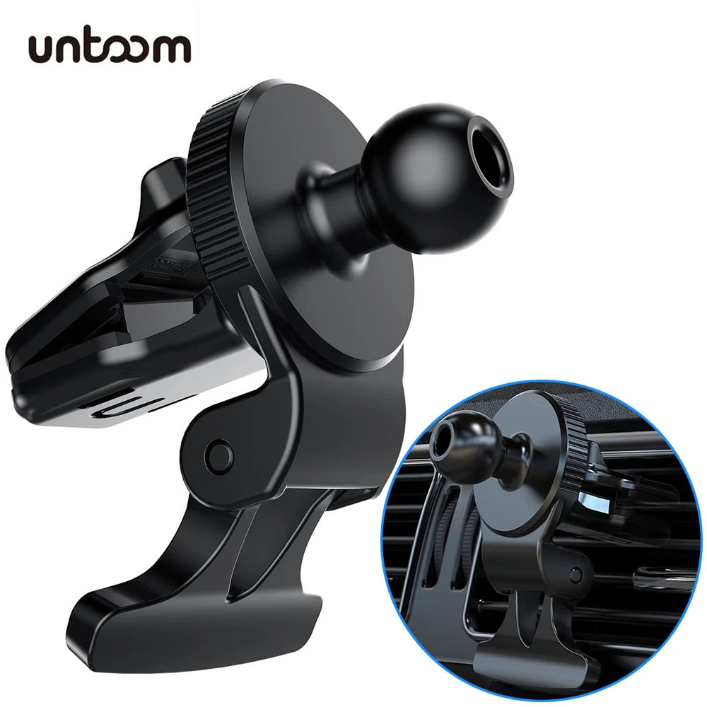 Universal Car Air Vent Clip 17mm Ball Head Base for Car Mobile Phone Stand Support Car Air Outlet Cellphone Holder Accessories