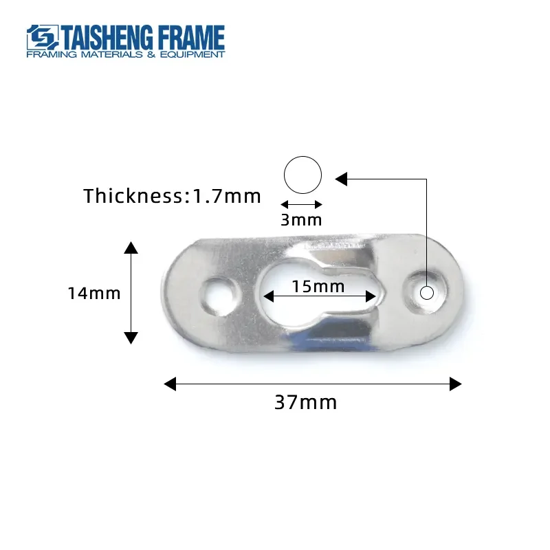 X0909 TS K110 Silver Wall Hooks 500PCS Iron Mount Canvas Hangers for Photo Frames Accessories for Hanging Frames