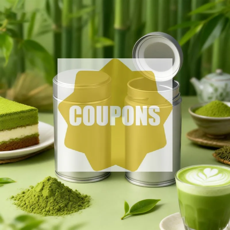 1 Pcs Portable Mini Matcha Powder Can Thick Tinplate Sealed Tea Jar Spice Storage Box Kitchen Household Gadgets