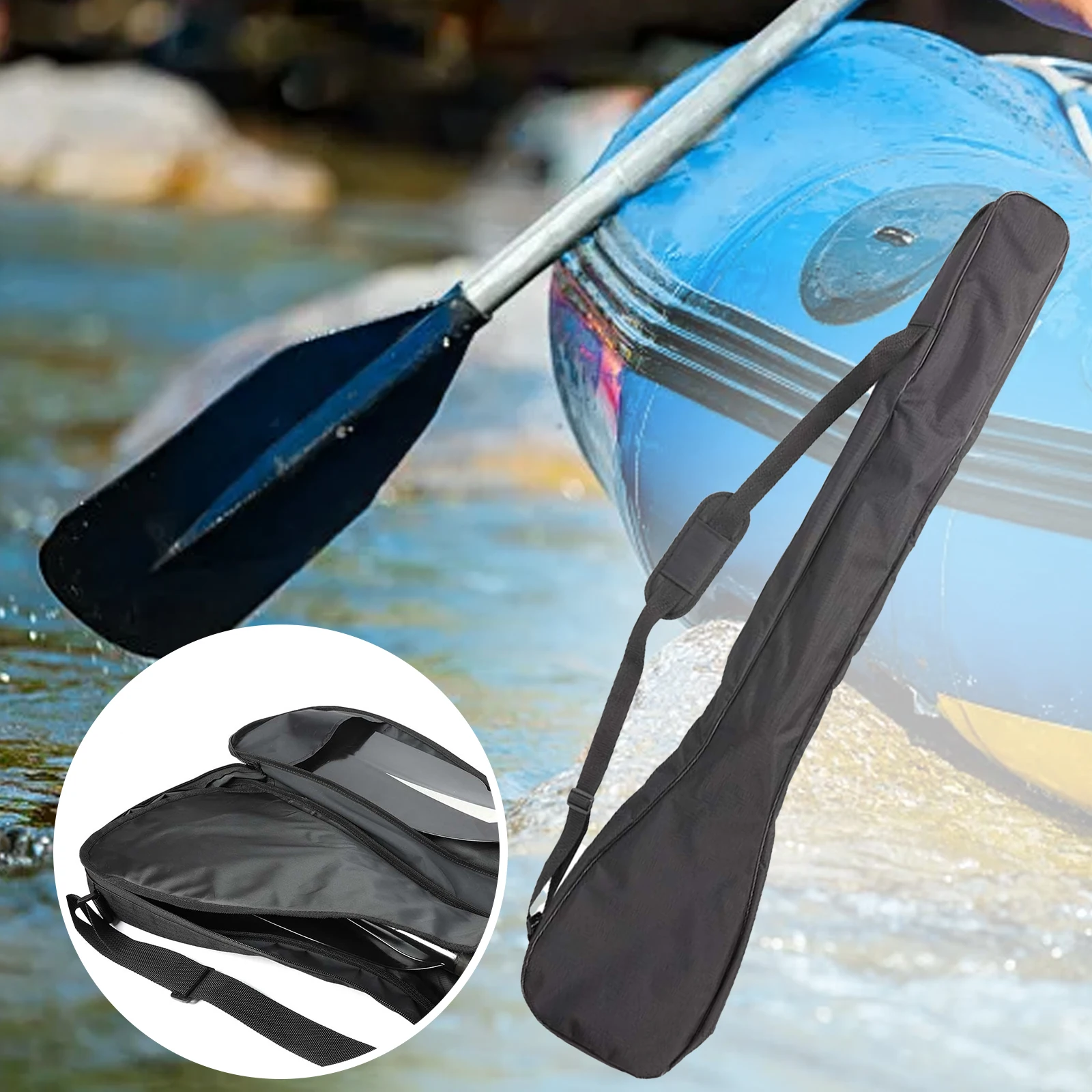 

Thickened Waterproof Paddle Bag for Double Headed Paddles with Padded Protection and Adjustable Shoulder Strap