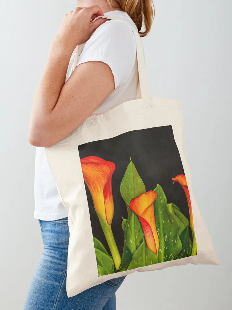 Calla Lily 2 Tote Bag Lady bag great bag bags luxury women Reusable bags Canvas Tote