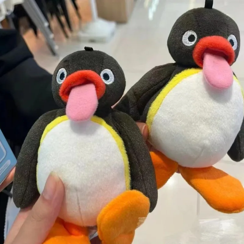 Pingu pluszowe zabawki lalka śliczne Anime rysunek ozdoby na biurko kolekcja pluszowa lalka figurka zabawkowa na prezent urodzinowy dla dziecka