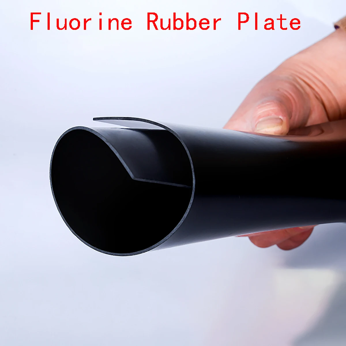 Fluorine Rubber Sheet 1mm-5mm FKM Plate Fluororubber Board Oil Heat Corrosion Acid-base Resistance 100x100 200x200 500x500mm