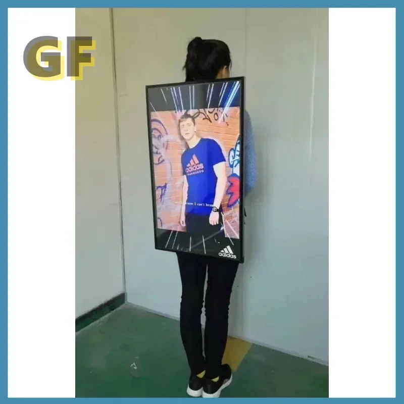 LCD advertising machine  backpack TV backpack advertising backpack  wall hanging