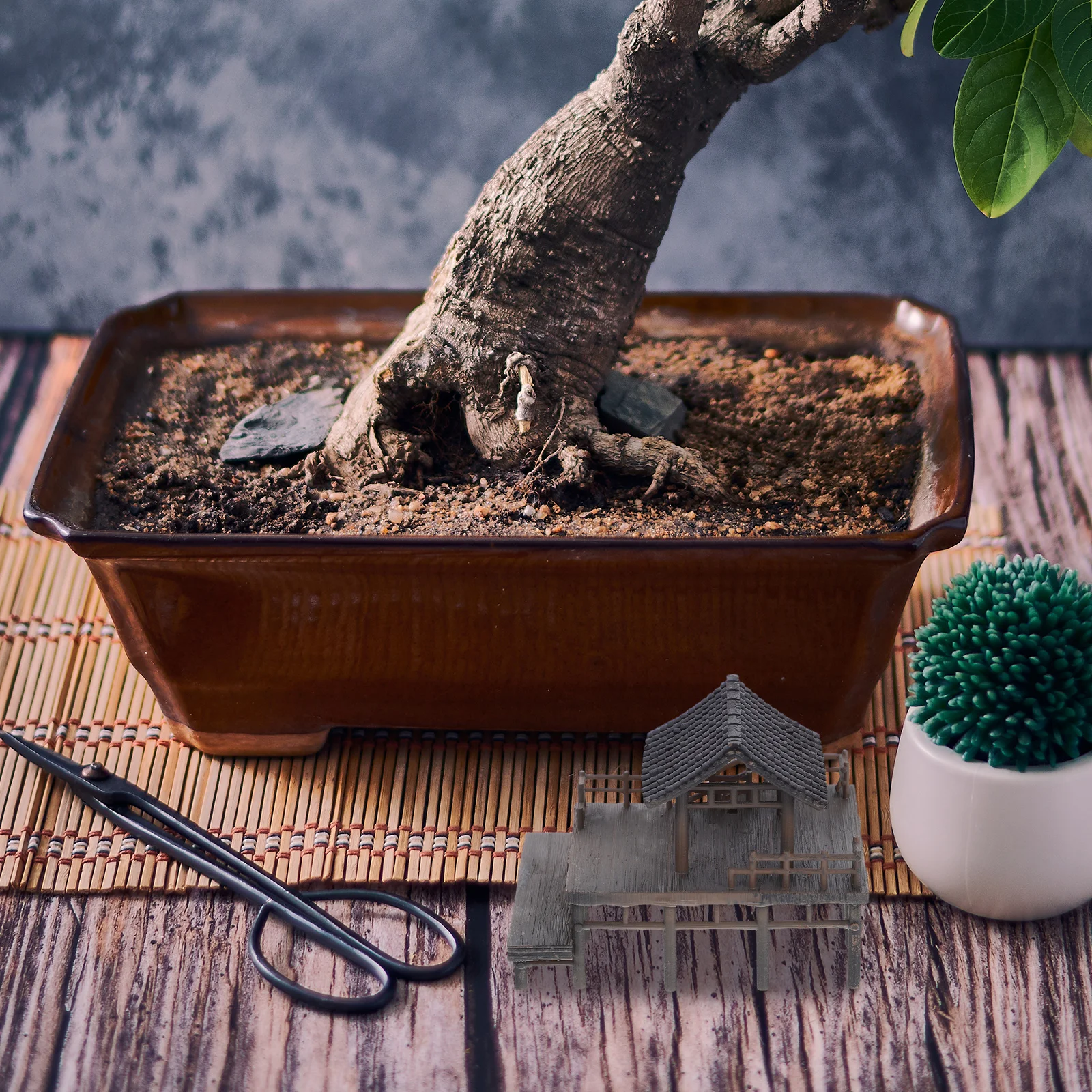 

Micro Landscape Decoration Miniature Pavilion Decor For Aquarium Zen Fairy Garden Accessories Fish Tank Ornament Bonsai Decor