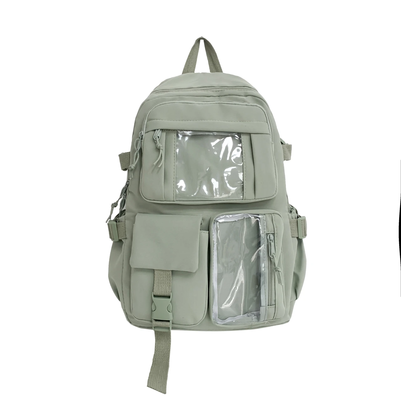 Neuer süßer Nylon-Rucksack, geeignet für junge Mädchen, Studentinnen und Damen, Studentenrucksack mit mehreren Taschen