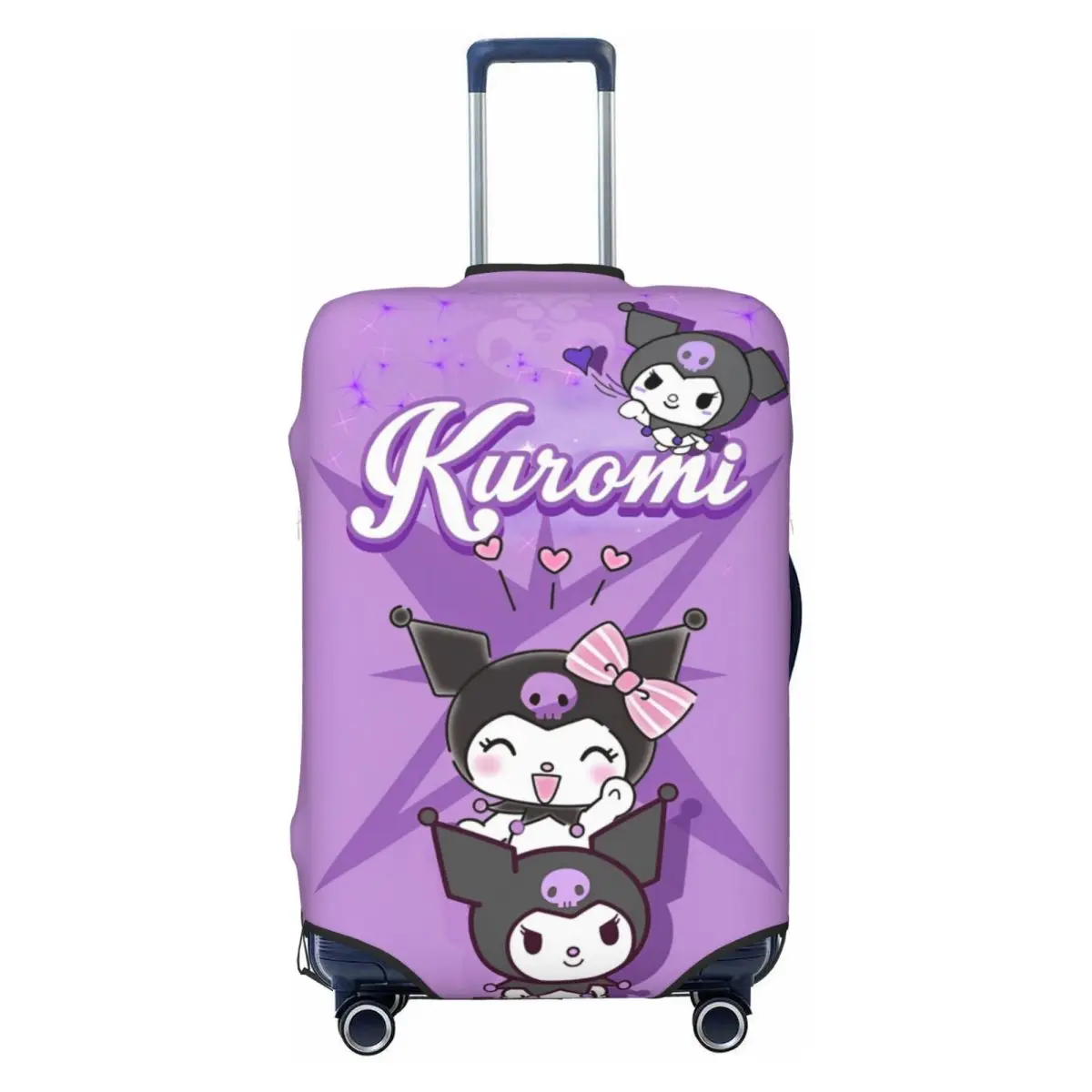 Kuromi Luggage Covers For Suitcases Travel Suitcase Cover Protector Fit 18-32 Inch Luggage