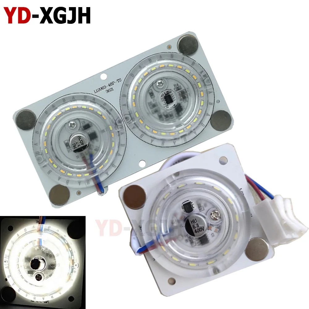 

10P Celling Lamp Lighting Source AC220V 12W24W White LED Panel Light LED Light Board Octopus Light Tube Replace Ceiling LED Lamp