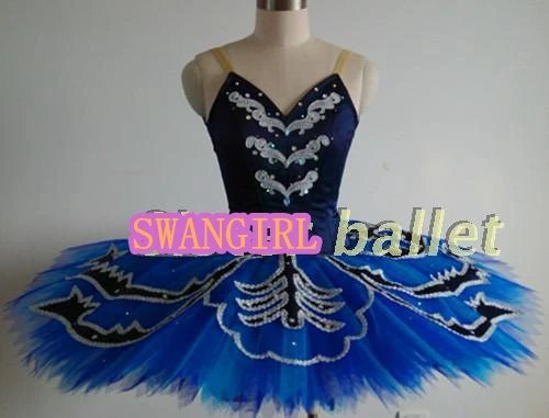 Tutu de ballet Blue Bird pour adultes, performance professionnelle, olympiques de ballet, lac des cygnes bleus, SB0057