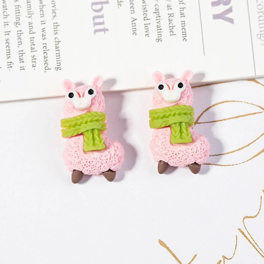 10 Stück Rosa Braunbär-Harzfiguren für Handydekoration, Scrapbooking, Basteln, Party-DIY, Haarschleifen-Zubehör, Partygeschenke – Detail 8