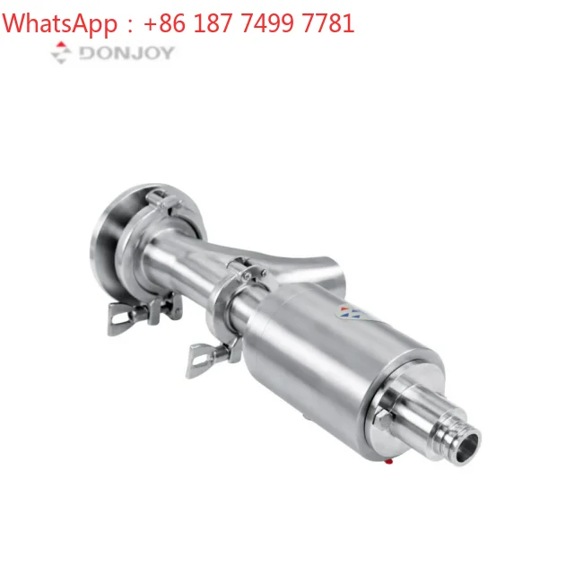 DONJOY Manual 45 Degree Elbow Inside Open Outside Open Stainless Steel Pneumatic tank Bottom Valve tank Bottom Valve