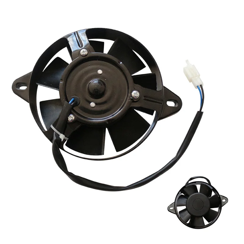 Motorcycle water tank fan cooler water cooler 200cc 250cc 300cc bicycle ATV four-wheel drive kart electric radiator view 3
