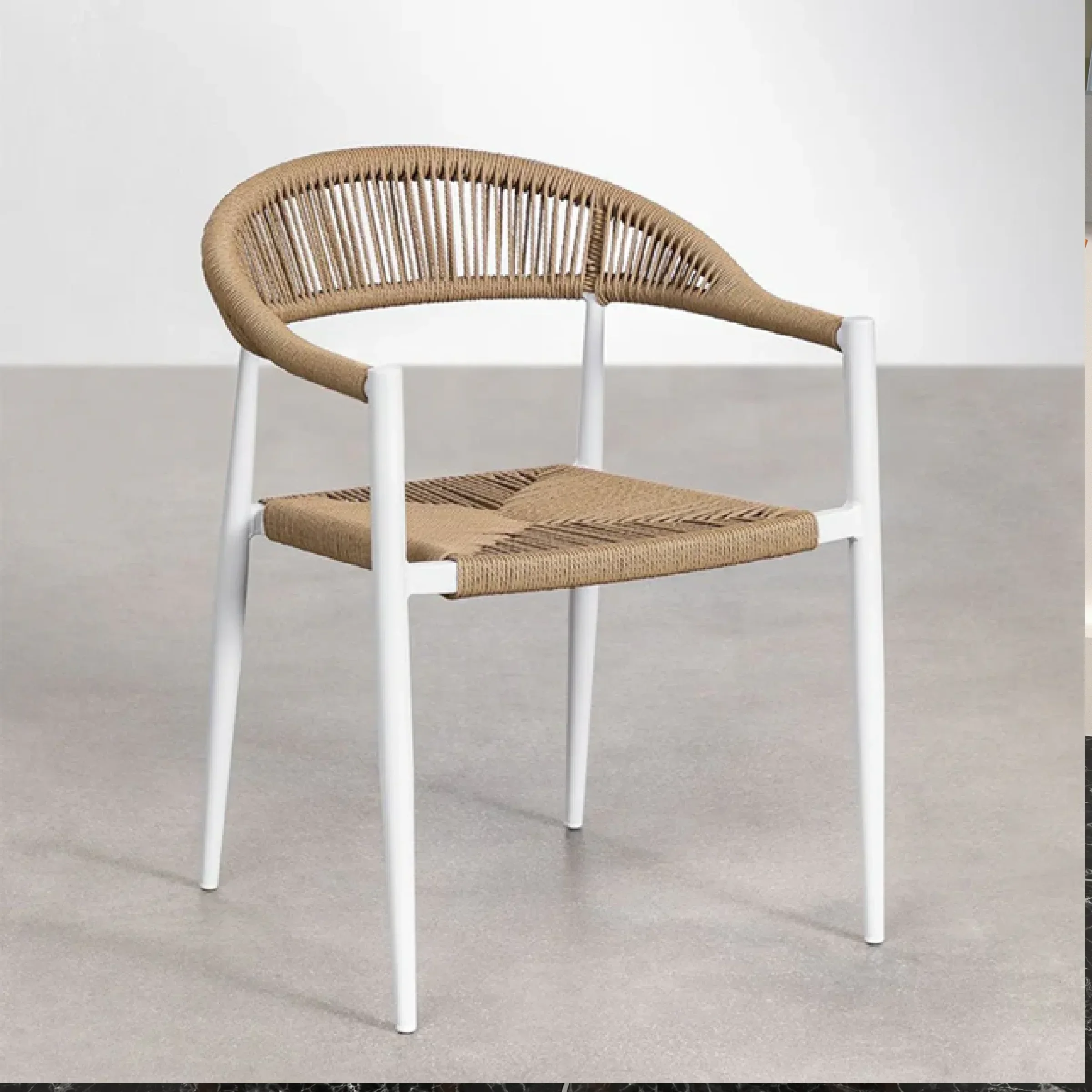 Elegant and unique carved wooden dining chair with floral decoration, classic style furniture