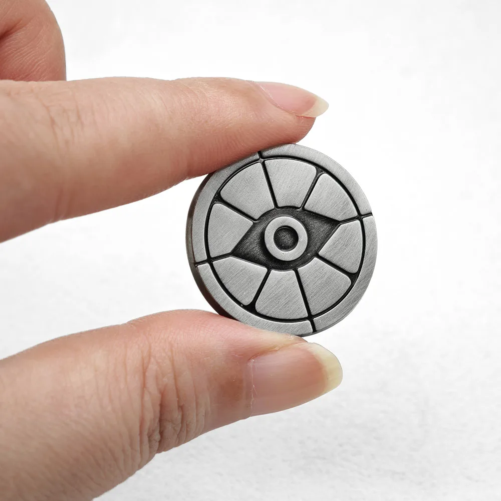 Deadlock Game Brosche Valve MOBA Shooter Logo Abzeichen Eye Wheel Silhouette Metall Anstecknadel Geek Gamer Schmuck Geschenk für Fans – Detail 4
