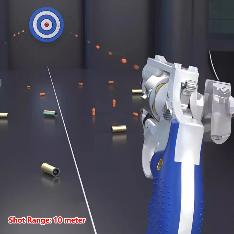 Sky Forensic Police Repeatedly Fires Left Wheel Launcheable Toy Soft Bullet Decompression Model Gun