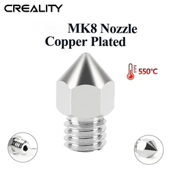 Creality MK8 Plated Copper Nozzle Durable Non-stick High Performance M6 Thread For 3D printers For CR10 Hotend ENDER3