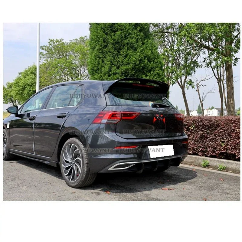 For VW Golf MK8 Golf 8 Rline PRO GTI R Rear Trunk Lip High Quality ABS Plastic Wing Spoiler Car Styling 2020 - 2023 GOLF 8 Mk8