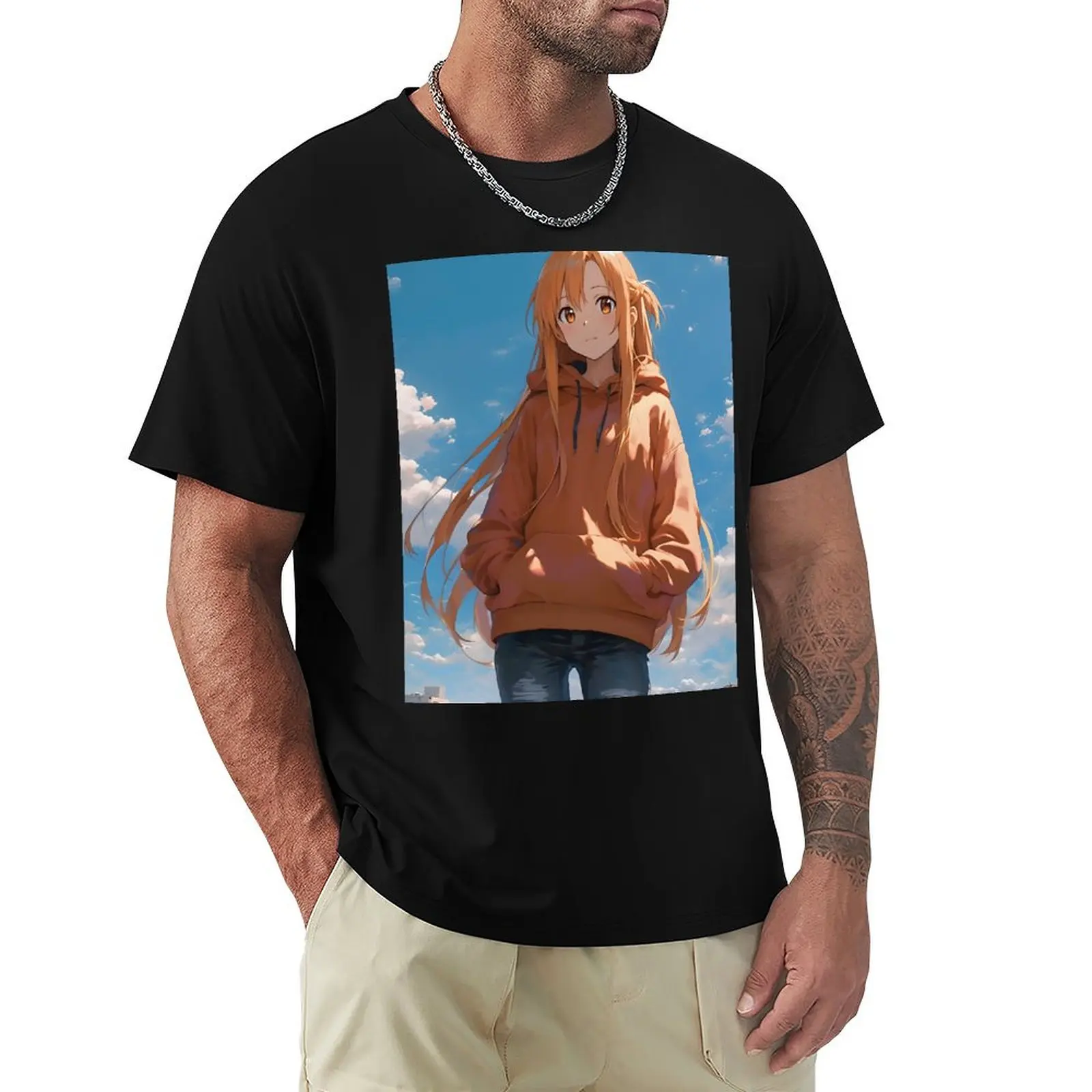 Asuna - SAO 4 T-Shirt cotton t shirts high quality T-Shirt