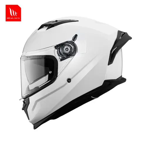 Motorcycle Helmets Solid Black / White Braker Sv Large Spoiler Mt Motocross Helmet Off-Road Quick Release Double Visors XXXL