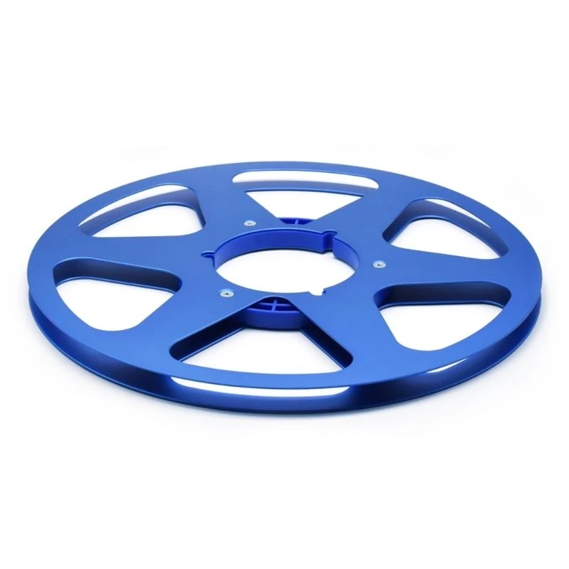Aluminum 6 Hole Reel For 1/4Inch 10.5 Open Tape Recording Nab Hub Disk Studio Accessory Box Packaging